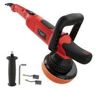 LUSTREUSE - TECTAKE - Polisseuse Excentrique 1650 à 4800 tours par minute Ecran numérique avec 1 Disque et 1 Eponge de Polissage