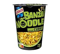 LUSTUCRU - Noodles Saveur Curry 60G - Lot De 4