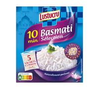 LUSTUCRU Riz Basmati Long Parfumé en Sachets Cuisson 450g