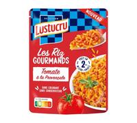 LUSTUCRU - Riz Tomate à la Provençale · Sachet Micro-Ondable - Prêt en 2 min · Idéal Bureau, Pique-Nique et Repas Express - le paquet de 220g - Le Lot De 4
