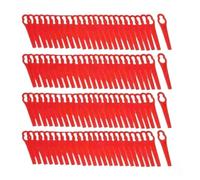 Lutachy Weed Wacker Lot de 200 lames de coupe en plastique pour débroussailleuse électrique sans fil Outil de remplacement Jardin