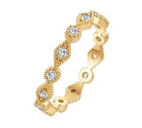 LUTAKU Alliance en saphir synthétique pour femme - Bague d'éternité empilable - Bijoux au design vintage