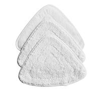 LUTAKU Tampons de rechange en microfibre compatibles avec Vileda 100 recharges de balai à vapeur (blanc)