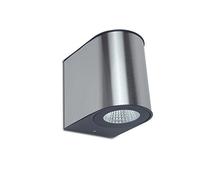 Lutec 563800029 Applique Gemini Rond Métal Argent 1 L M