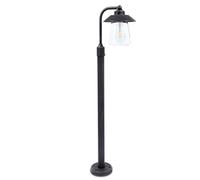 Lutec Cate Eco-Light 12642H4 BR Lutec Cate Lampadaire d'extérieur Lampadaire Éclairage de jardin Lampadaire Aluminium Noir E27
