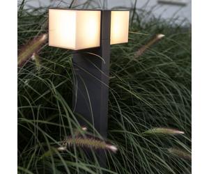 Lutec Cuba Borne lumineuse sur socle LED 2 sources lumineuses, 7193801118,