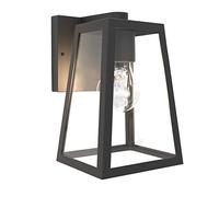 Lutec FIA 5290903012 Applique murale extérieure E27 Noir mat