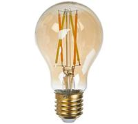 LUTEC Idual Ampoule LED vintage 60 W, 9 W, ambre, intensité variable, LED rétro
