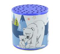 Lutèce Créations Boîte à meuh ou boîte à Vache avec étiquette d'une Famille d'ours Polaires produisant Le Son meuh ou Autre cri, Voix ou Son d'un Gros Animal apparenté