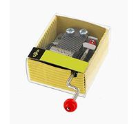 Lutèce Créations Boîte à Musique/boîte Musicale à manivelle avec mécanisme Musical à manivelle de 18 Notes dans Une boîte en Carton - Hymne des USA - The Star Spangled Banner