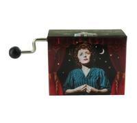 Lutèce Créations Boîte à Musique/boîte Musicale à manivelle avec mécanisme Musical de 18 Notes dans Une boîte en Carton illustré et ajouré - Non Je ne Regrette Rien (C. Dumont/Edith Piaf)