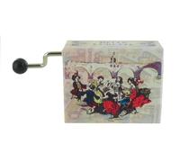 Lutèce Créations Boîte à Musique/boîte Musicale à manivelle avec mécanisme Musical de 18 Notes dans Une boîte en Carton illustré et ajouré - sur Le Pont d'Avignon (Traditionnel)