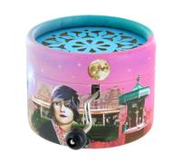 Lutèce Créations Boîte à Musique/boîte Musicale à manivelle dans Une boîte en Carton illustré avec mécanisme Musical de 18 Notes - Aux Champs Elysées (Joe Dassin)