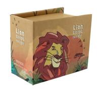 Lutèce Créations Boîte à Musique/boîte Musicale à manivelle en Carton en Forme de Livre avec mécanisme Musical de 18 Notes (Réf: 1726) - Le Lion est Mort ce Soir (Solomon Linda)