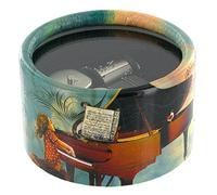 Lutèce Créations Boîte à Musique/boîte Musicale Presse-papiers en Carton décoré sur Le thème de la Lettre à Elise avec mécanisme Musical à Ressort de 18 Notes: Lettre à Elise (L. v. Beethoven)