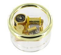 Lutèce Créations Boîte à Musique/boîte Musicale Presse-papiers en Verre Acrylique avec mécanisme Musical à Ressort de 18 Notes - Ave Maria (F. Schubert)