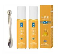 Lutein Anti-Wrinkle Serum Oil et bâton de massage, Lutein Eye Essence Oil,Anti-Rides Immédiat 3 Minutes, Anti-Ageing Eye Serum Against Wrinkles, Puffiness and Dark Circles Removal (2 Set)