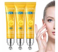 Lutein Eye Cream Anti Aging,Eye Cream Roll on for Dark Circles and Puffy Eyes,Anti Rides Puissant Immediat,Wrinkle Power Filling Effet Immédiat,Reduce Fine Lines,Brightening & Moisturizing Eye (3)