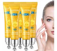 Lutein Eye Cream Anti Aging,Eye Cream Roll on for Dark Circles and Puffy Eyes,Anti Rides Puissant Immediat,Wrinkle Power Filling Effet Immédiat,Reduce Fine Lines,Brightening & Moisturizing Eye (5)