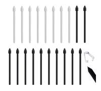 LUTER 20 Pointes de Stylet Rechange pour Samsung Galaxy Tab S6, Pointes Stylet de Rechange avec Outil d'Installation Compatibles avec Samsung Galaxy Tab S7 et S7 Plus S8 et S8 Plus (Noir, Gris)