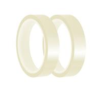 LUTER 2pcs Rubans de fert de Chaleur, Ruban Adhesif Haute Temperature 20mmx33m pour Presstranse à Chaud Ruban de Presse en Vinyle Chauffant Rubans Thermiques pour Presse (Transparent)