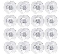 LUTER 30pcs Canette Plastique, Canettes Machine à Coudre pour Brother Singer Kenmore Janome la Plupart des Machines à Coudre