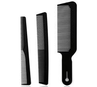 LUTER 3pcs Peigne De Coiffeur Résistant à La Chaleur Peigne De Barbier Plat Peignes Coniques Peignes De Coupe De Cheveux Peigne De Tondeuse