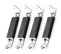 LUTER 4 Pièces 11x2.3cm Ouvre Bouteilles Magnétiques, Ouvre Bouteilles Manuels en Acier Inoxydable Poinçon Can Tapper Avec Aimant Pour Boissons Canettes de Bière