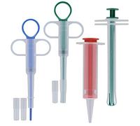 LUTER 4 Pièces Seringue pour Animaux De Compagnie Tireur De Pilules pour Animaux De Compagnie, Mangeoire De Tablette pour Animaux De Compagnie à Pointe Souple