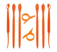 LUTER 6+2 pcs Éplucheur d'orange Suppresseur d'agrumes Plastique Eplucheur Facile d’Orange Trancheur Gadget de Cuisine