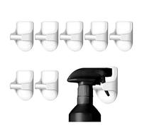 LUTER 8pcs Support Flacon Pulvérisateur, Crochets Suspension pour Bouteille Pulvérisation Adhésive Support pour Bouteille Pulvérisation pour Armoire, Cuisine, Espace de Rangement Supplémentaire