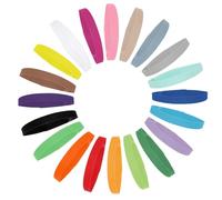 LUTER Lot de 20 Colliers d'Identification pour Chiots, 20 cm Multicolores Souples et Réglables Chiots et Chats Nouveau-Nés pour l'Identification