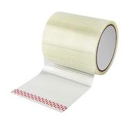 LUTER Ruban de Réparation pour Auvent de Camping-car, Ruban Adhésif de Réparation en Fibre de Verre Renforcée 12 m x 10 cm Repair Tape pour Auvent de Tente, Bâche de Bateau Étanche