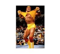 LUTGFD Hulk Hogan - Poster sur toile avec anneau de lutte - Décoration pour chambre à coucher, bureau, chambre - Cadeau - 40 x 60 cm