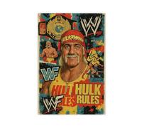 LUTGFD Poster sur toile Hulk Hogan Wrestling Ring - Décoration murale pour salon, chambre à coucher - 40 x 60 cm