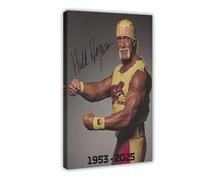 LUTGFD Poster sur toile Hulk Hogan Wrestling Ring - Décoration murale pour salon, chambre à coucher - 40 x 60 cm
