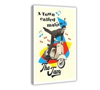 LUTGFD The Jam Poster imprimé sur toile « A Town Called Malice » - Décoration pour chambre à coucher, bureau, chambre - Cadeau idéal - 20 x 30 cm