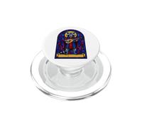 Luth médiéval en Verre teinté Raton Laveur PopSockets PopGrip pour MagSafe