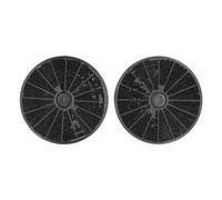 LUTH Premium Profi Parts 2x pièces filtre à charbon Type145 compatible avec Respekta MIZ2050 146mmØ pour hottes d'aspiration