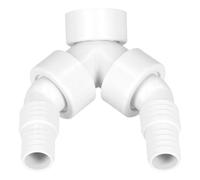 LUTH Premium Profi Parts Adaptateur Y pour évacuation directe de la condensation compatible avec Bosch 10008816 de sèche-linge