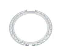 LUTH Premium Profi Parts Anneau de porte intérieur compatible AEG 110825303/8 blanc pour machine à laver et sèche-linge