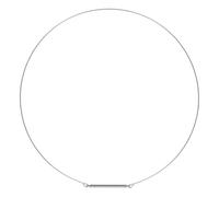 LUTH Premium Profi Parts Bague de serrage avant pour manchon de porte compatible avec Midea 12938100000044 dans la machine à laver