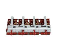LUTH Premium Profi Parts Bloc de 4 interrupteurs de plaque de cuisson Yh60-70 compatibles Bosch 00096772 pour cuisinière