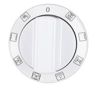 LUTH Premium Profi Parts Compatible avec Beko Bouton rotatif pour fonctions four 250315005 sur cuisinière à gaz