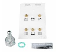 LUTH Premium Profi Parts Compatible avec les buses à gaz Beko 4431910108 G30 28-30 Mbar pour cuisinière à gaz