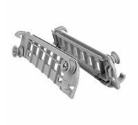 LUTH Premium Profi Parts Compatible avec rails de support Bosch avec roulettes pour tiroir à couverts 00619598 dans le lave-vaisselle