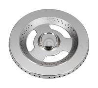 LUTH Premium Profi Parts Couronne de 123 mm de diamètre pour brûleur flash compatible avec Smeg 882410174 sur plaque de cuisson à gaz