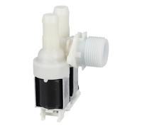 LUTH Premium Profi Parts Électrovanne compatible avec Whirlpool 481227128558 - 2 voies - 90° - 14,0 mm de diamètre - Pour machine à laver