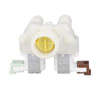 LUTH Premium Profi Parts Électrovanne double 180° 11,5 mm + 14,0 mm de diamètre compatible avec Electrolux 8074876353 pour machine à laver