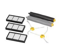 Luth Premium Profi Parts Jeu de brosses compatibles avec iRobot 4415866 14921 pour aspirateur roomba®